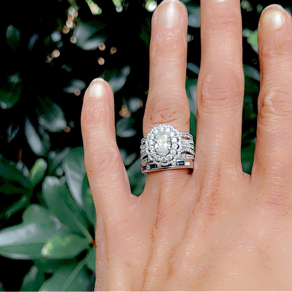 Certified Shane Co. 2.55 Carat Double Halo Oval Diamond Engagement Ring